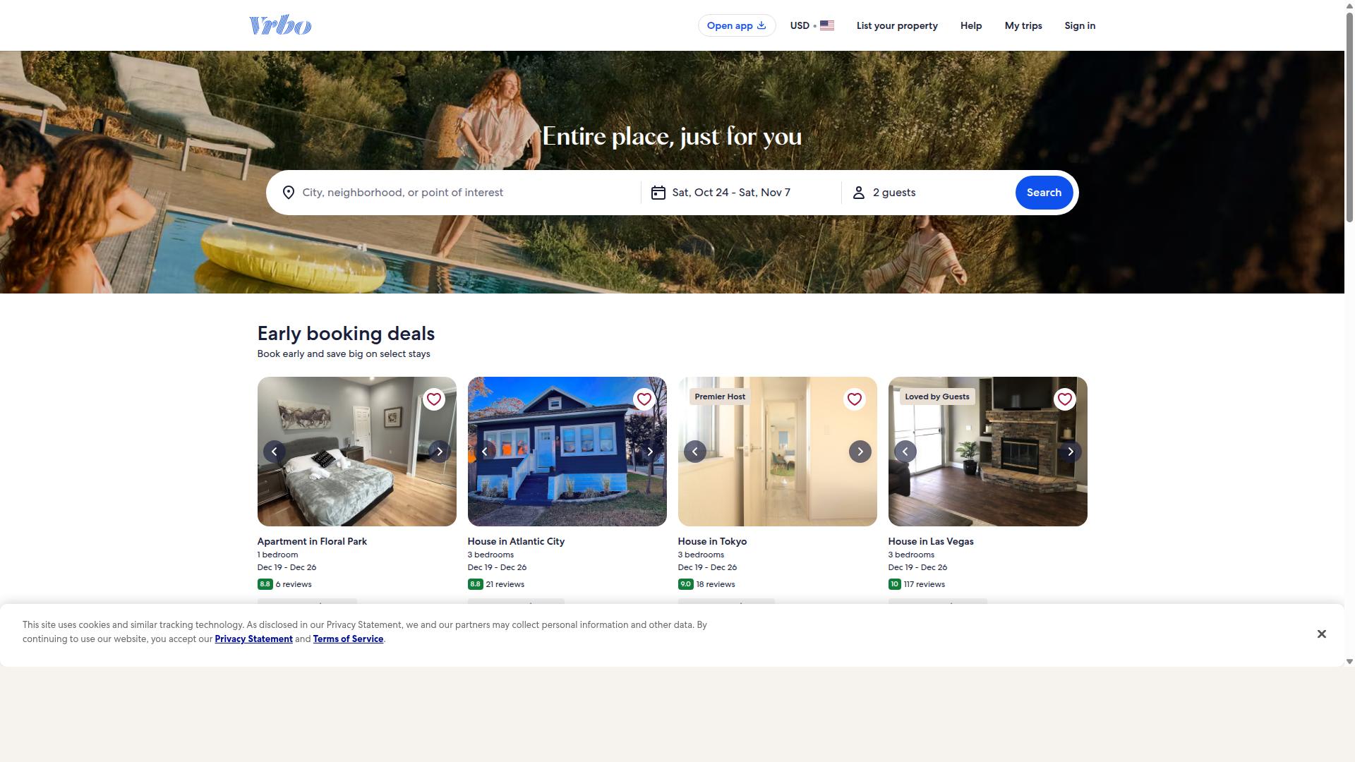 Vrbo.com website