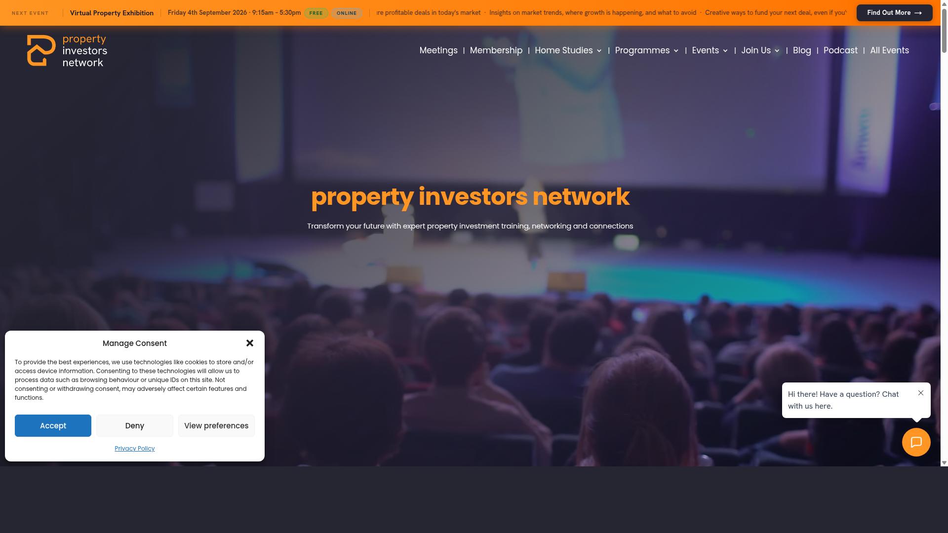 Letproperty for Working With Housing Networks website